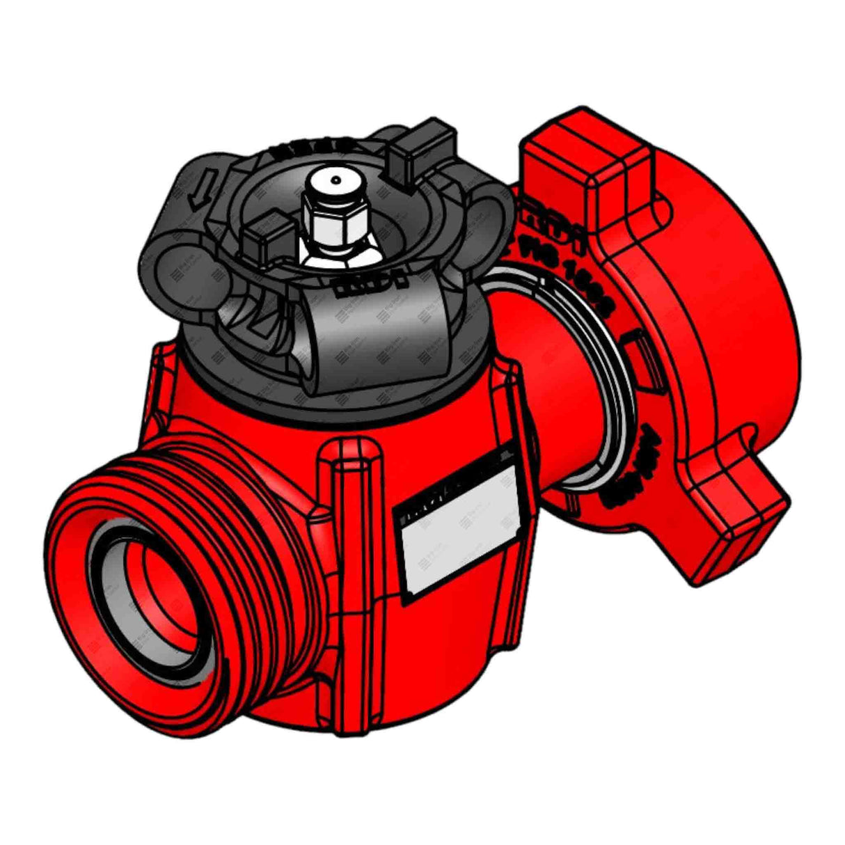 Plug Valve, Manual, Compact, 2" 1502 MxF, 15000 psi, STD Service