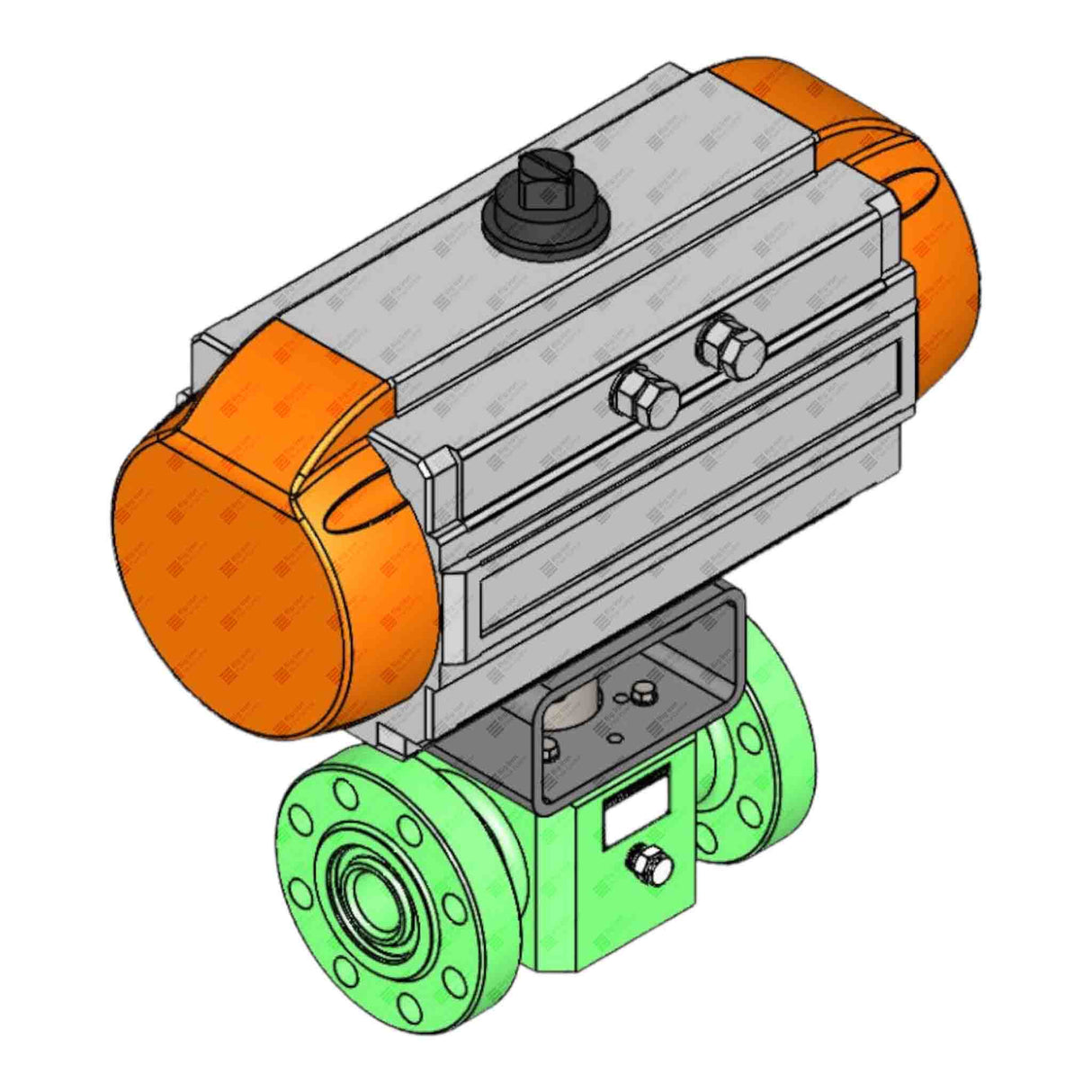 Plug Valve, Pneumatic, TE, 2-1/16" 10M, 10000 psi, Sour Service